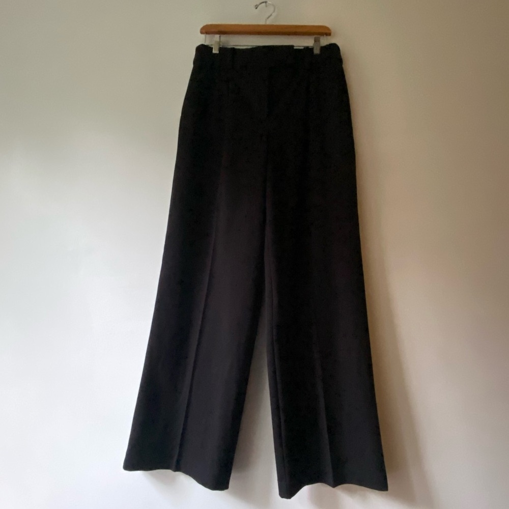 LOFT High Waisted Wide Dress Pants